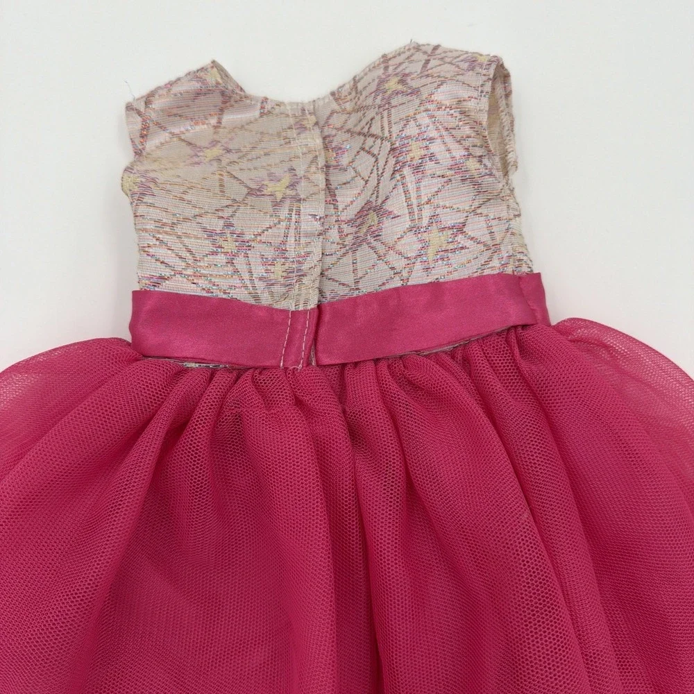 American Girl Magenta Tulle Party Dress and Gemstone Shoes for 18‎ Inch Dolls